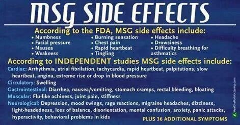 MSG side effects