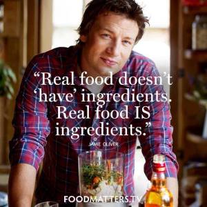 Real Food is ingredients
